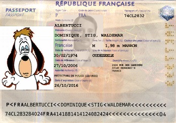Au point où en sont les choses, on devrait tous coller un portrait de Droopy sur nos passeports en guise de photo-témoin. On gagnerait du temps dans les photomatons...