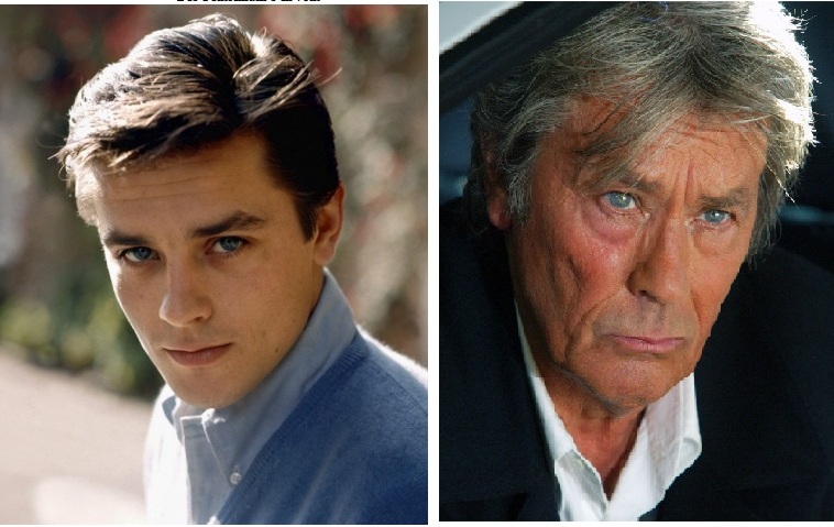 Alain dans les années 60. Delon 50 ans plus tard, en moins drôle.