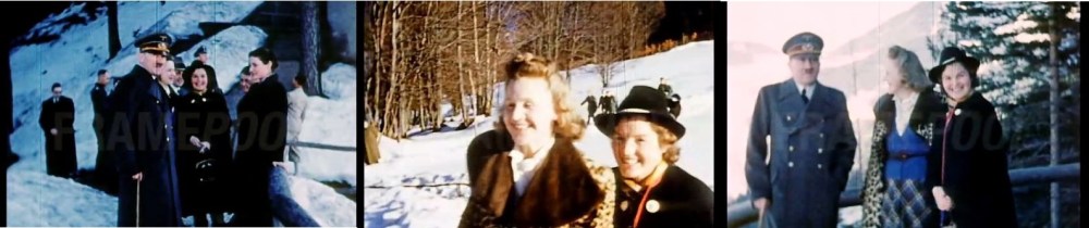 L'origine du mal : Magda Schneider visite le Berghof d'Hitler avec Eva Braun (source : Archives de l'INA)
