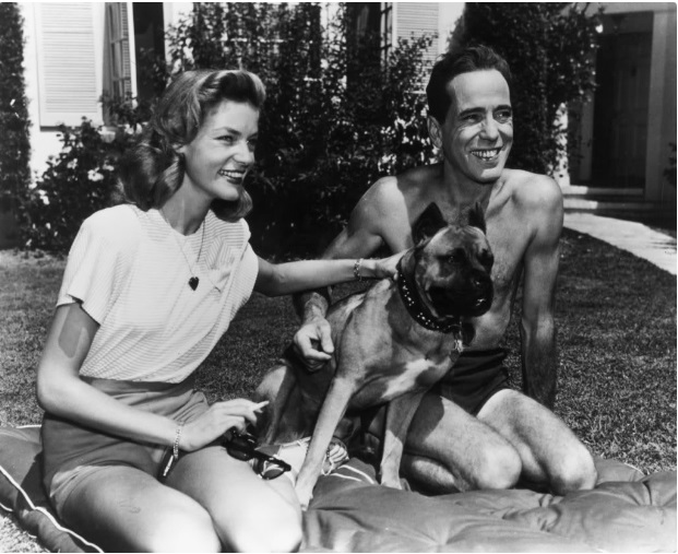 Chien, villa et jardin, le temps du bonheur chez les Bogart.