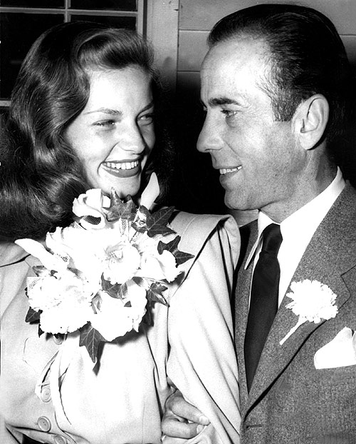 Betty et Bogey se marient en 1945. 