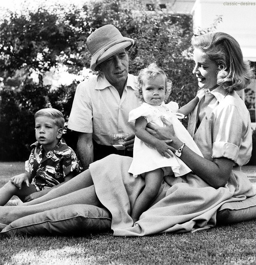Bogart Family : Sam le mini-Bogey, Humphrey, Leslie et Lauren.