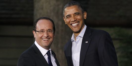 Barack Obama et François Hollande. 